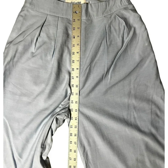 Do + Be Wide Leg Casual Pleated Trouser Dress Pants Light Blue Size Small - Picture 6 of 8